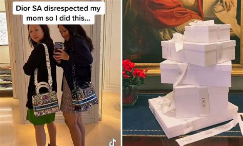 dior sa disrespected my mom|Singaporean woman goes on Dior spree after her .